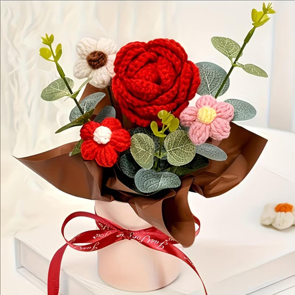 Crochet Flower Bouquet: Handmade Forever Flowers